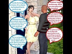 3D Comic Cuckold Wife Gets Dirty With Her Boss On Her Anniversary