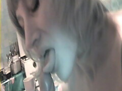 Blowjob from beautiful blonde