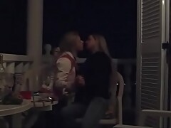 Two teen girls kissng and making out part 2 at wifesharedoncam.com